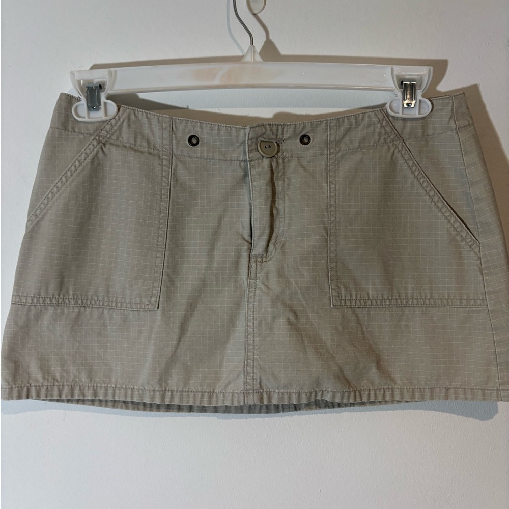 Moe Juniors Size 7 Khaki Mini Skort Casual Summer Vacation Y2K